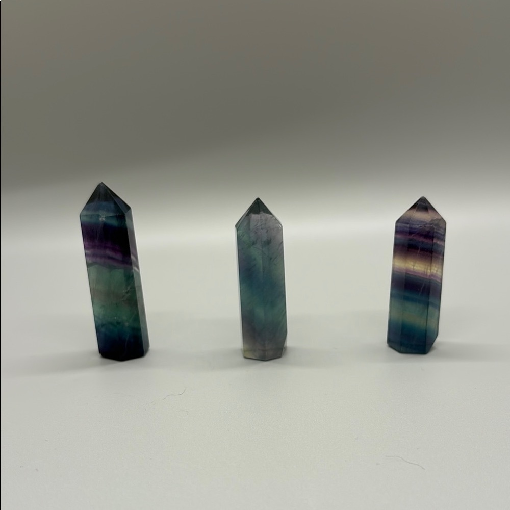 Multicolor Crystal Obelisk Set